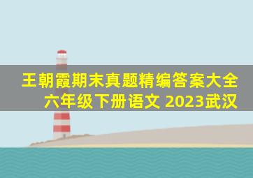 王朝霞期末真题精编答案大全六年级下册语文 2023武汉